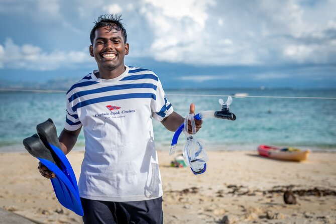 Captain Cook Cruises Fiji - Island and Reef Day Cruise - Kayaks, paddleboards, volleyball, and paid extras