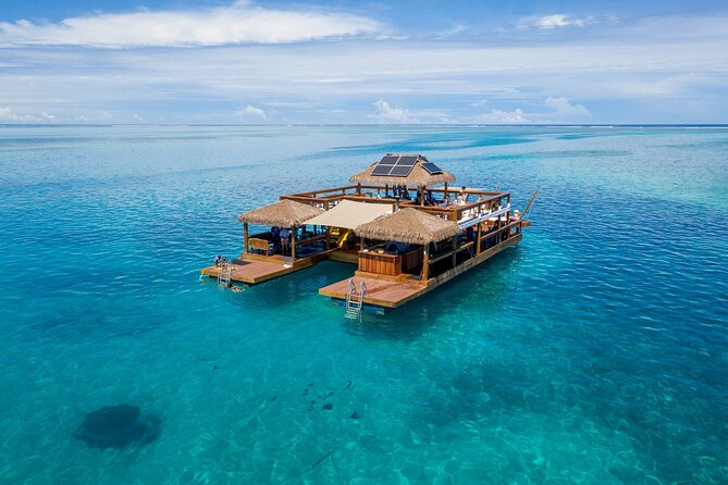 Fiji: Day Trip to Cloud 9 Floating Platform Including Food and Beverages - Arriving at the two-level floating platform