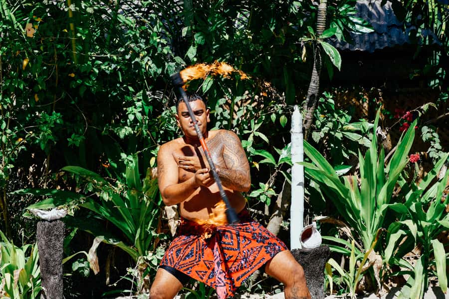 Fiji: Full Day Cultural Island Tour with Lunch & Cruise - The lovo lunch and the firewalking display