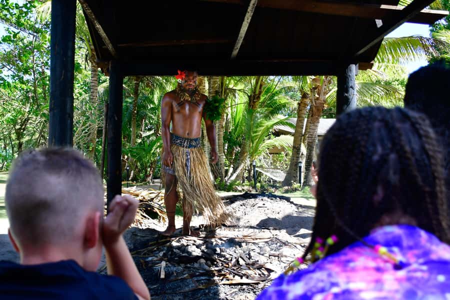Fiji: Full Day Cultural Island Tour with Lunch & Cruise - Fijian dance, fire, and knife performance