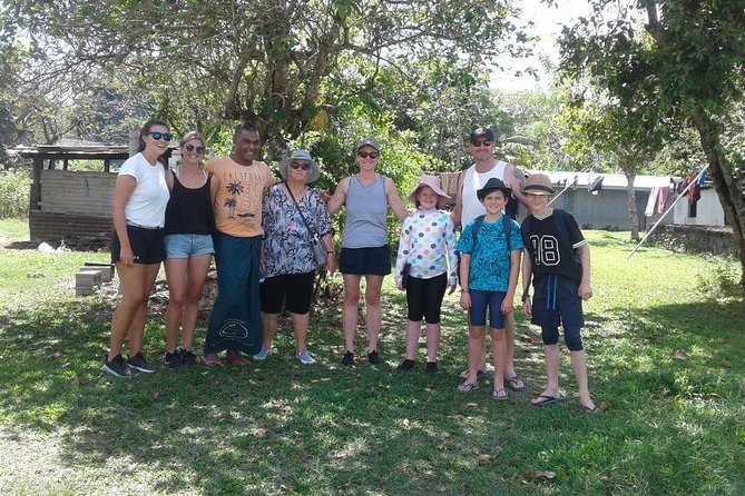 Fiji Local Village, Market, Temple & Garden of Sleeping Giant with Mud Pool Tour - Viseisei Village and the First Landing story