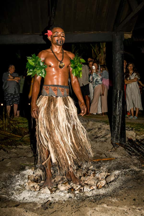 Fiji: Sunset Cruise with Dinner and Fire Show - Firewalking, knife dancing, and the beach show