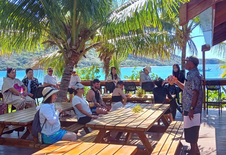Fiji: Ultimate Encounters Snorkel with Sharks and Lunch - Leaving Port Denarau for Barefoot Kuata