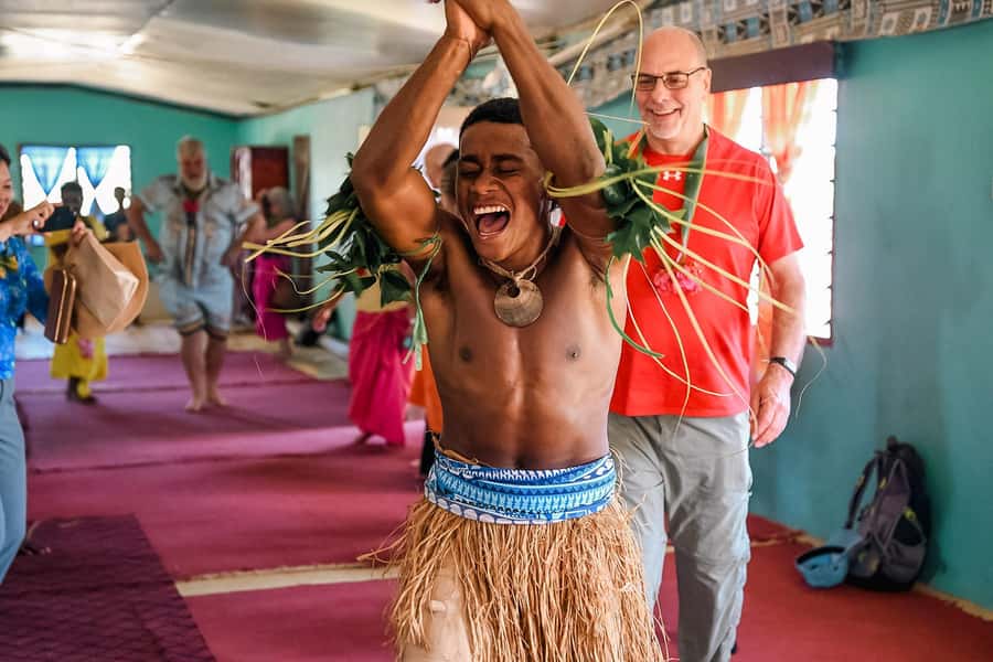 Fiji: Village & Mud-Crab Catching Tour - A 15-minute boat ride reaches Vusama Village