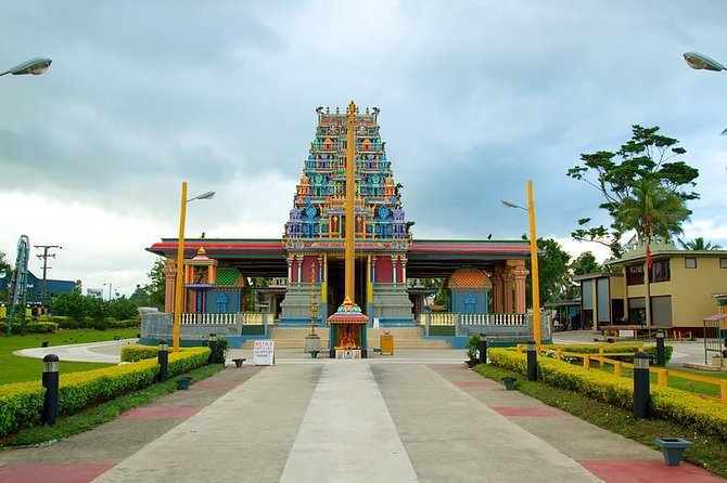 Garden Of Sleeping Giant ,Mudpool &Temple Tour From Coral Coast - Nadi Produce Markets and the feel of Fiji time