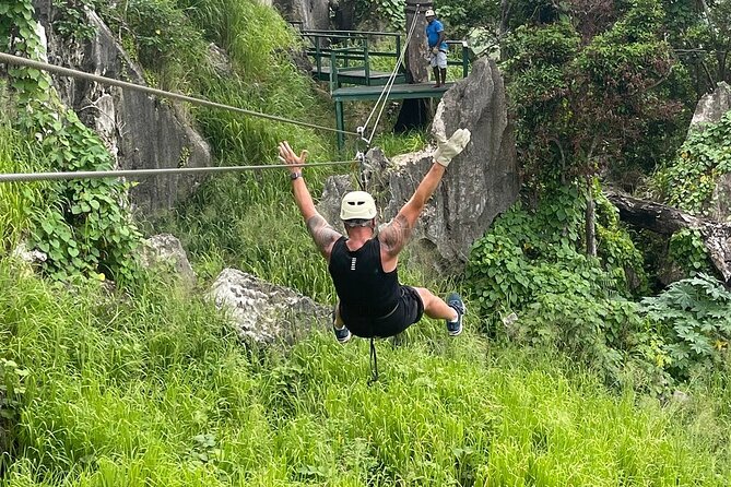 Largest Zipline in South Pacific & Cave Exploration in Nadi - Sixteen cables through three different ecosystems