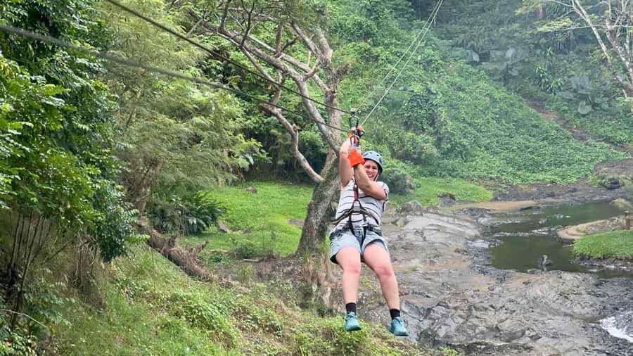 Nadi: Zipline, Waterfalls, and Jungle Safari Tour with Lunch - Flying through the rainforest on seven lines