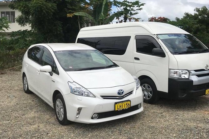 Private Departure Transfer :Shangri La Fijian Resort to Nadi Airport or Denarau - The pickup at Shangri La