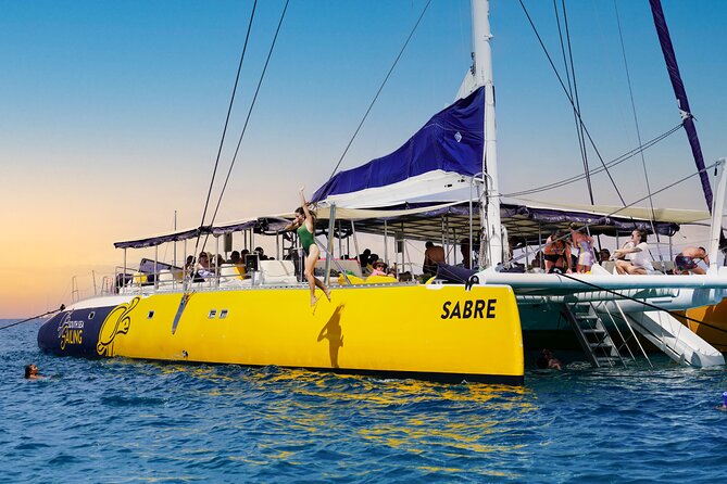 Sabre Sunset Cruise with BBQ Dinner & Drinks - The 78-foot SABRE and the Mamanuca Islands