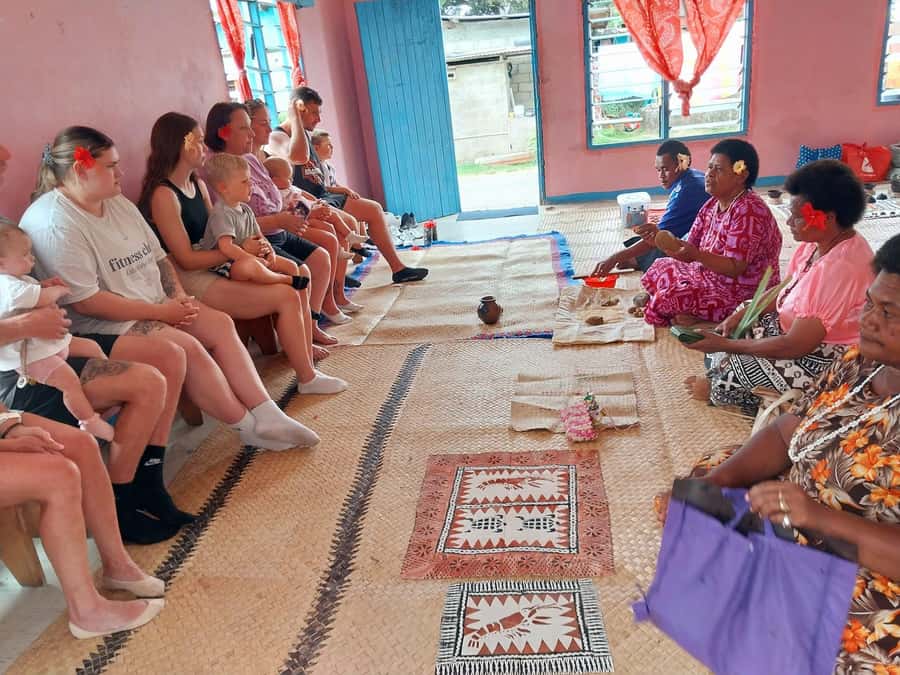 Sigatoka: River Cruise and Salad Bowl Valley Tour - The primary school stop and the walk to Nahigatoka