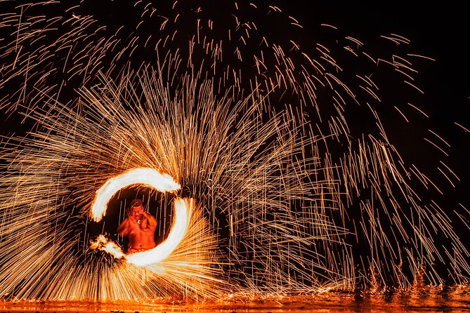 Sunset Cruise with Dinner and Fire Show - Welcome ceremonies and the island setting