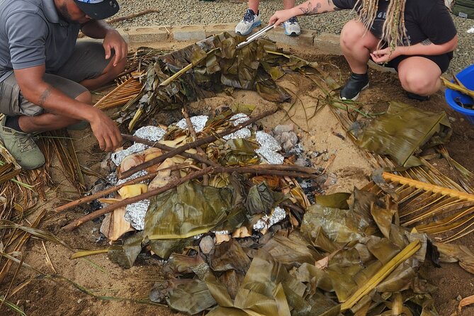 Vavavi - Fijian Cooking & Cultural Experience - Preparing a lovo from the ground up
